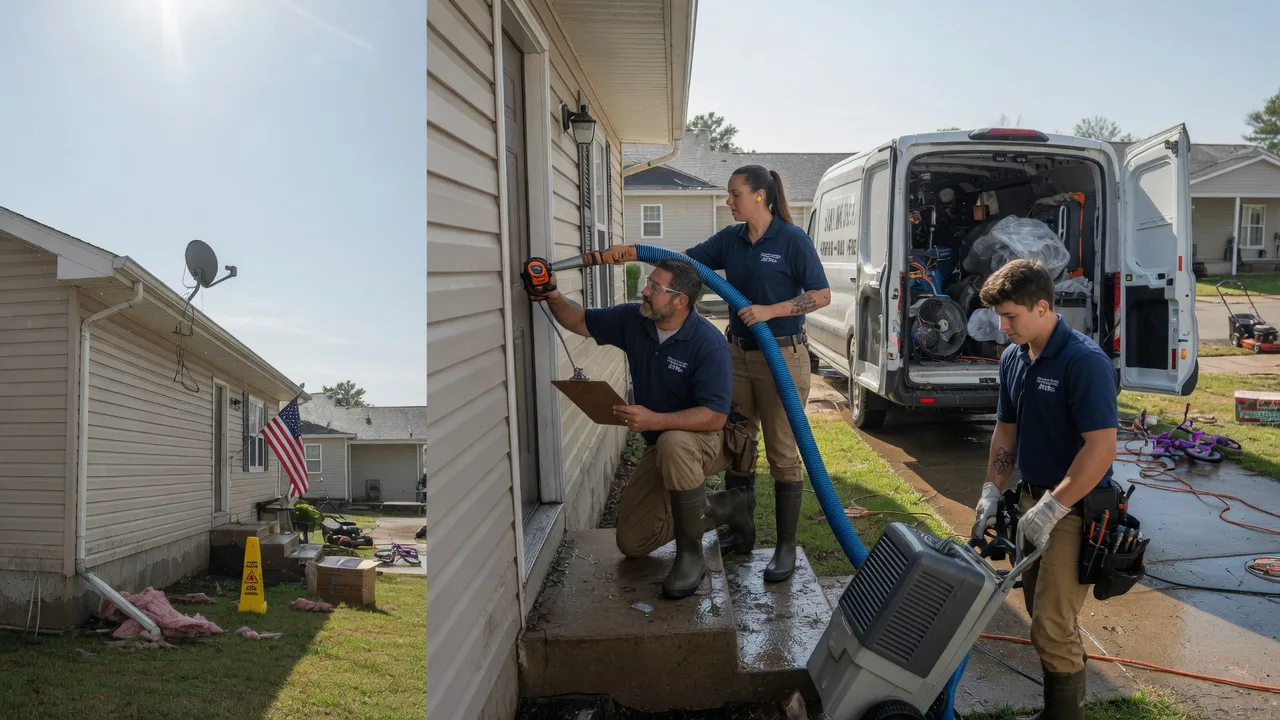 Ceiling Water Damage Restoration in Greenwich, KS near me